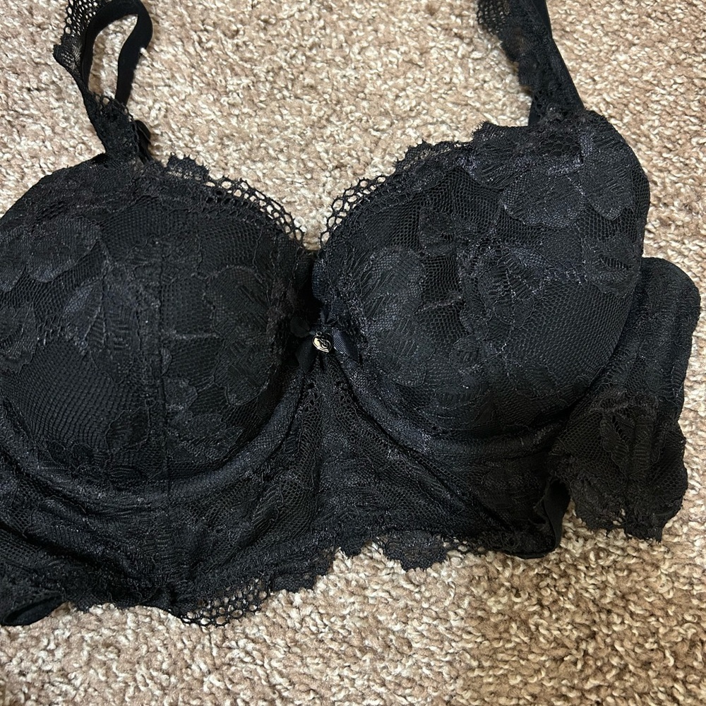 Victoria's Secret Black Lace Bra Intimates